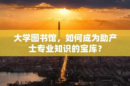 大学图书馆，如何成为助产士专业知识的宝库？