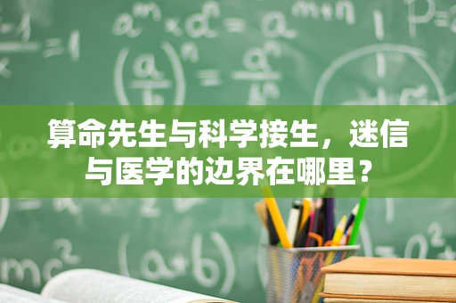 算命先生与科学接生，迷信与医学的边界在哪里？