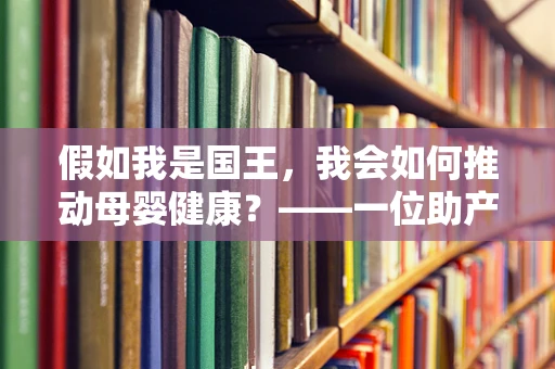 假如我是国王，我会如何推动母婴健康？——一位助产士的视角