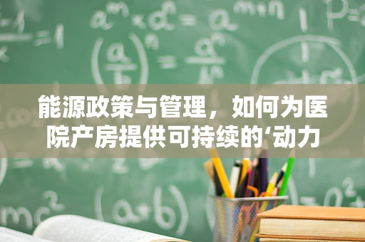 能源政策与管理，如何为医院产房提供可持续的‘动力’？